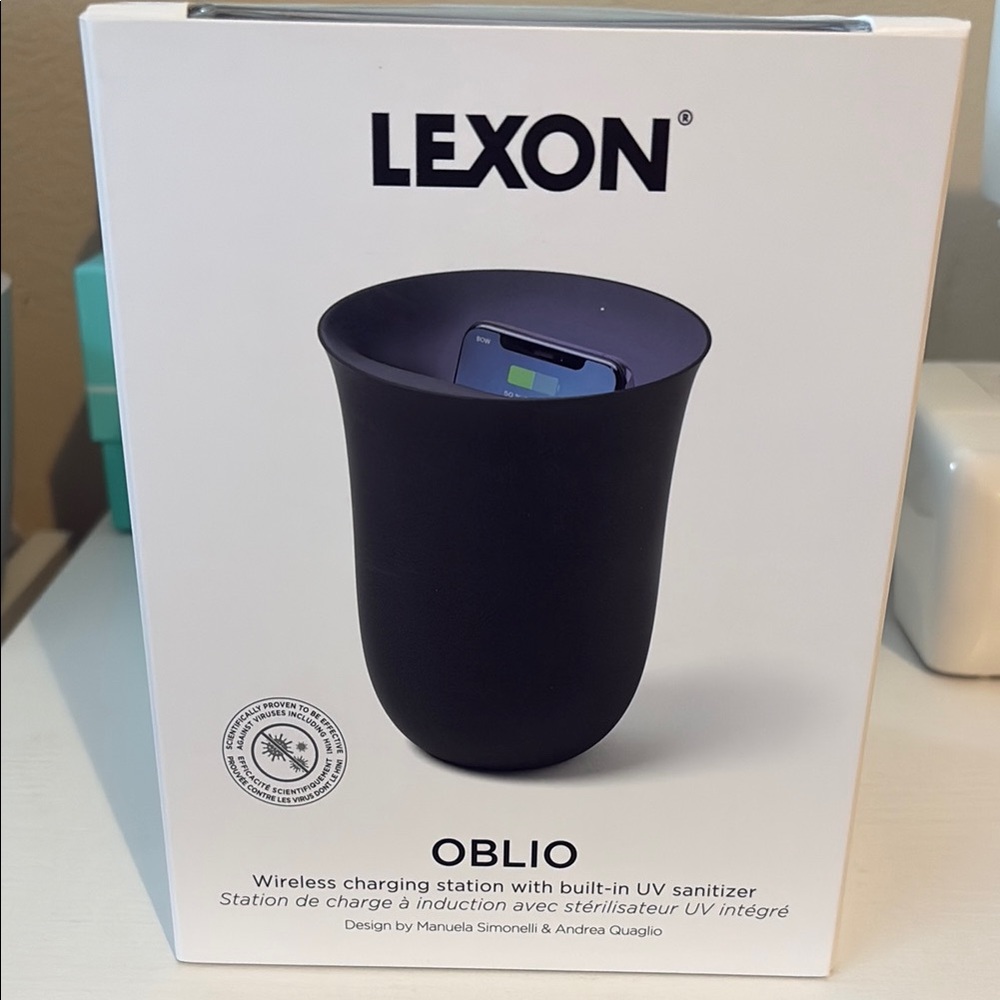NWT - Lenox Oblio Wireless Charging station and UV sanitizer